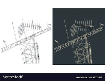 antenna tower close up