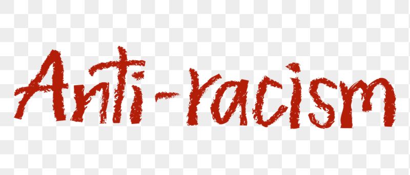 Anti-racism png word sticker, handwritten | Free PNG - rawpixel