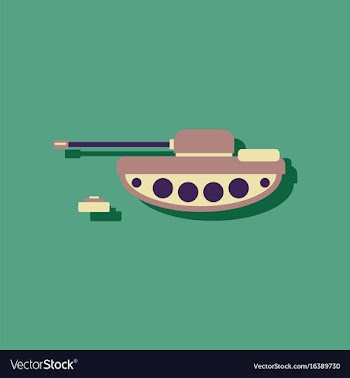 Anti-tank mine bomb in sticker style vector image