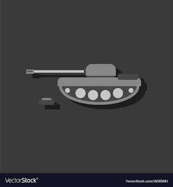 Anti-tank mine bomb in sticker style vector image