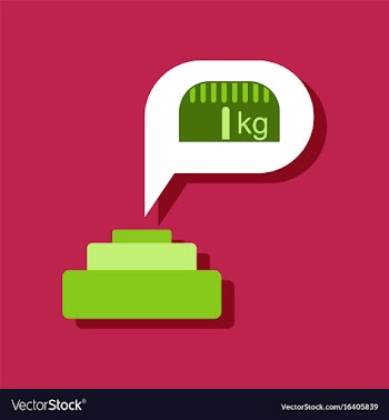 Anti-tank mine bomb weight in sticker style vector image