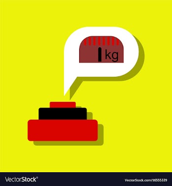 Anti-tank mine bomb weight in sticker style vector image