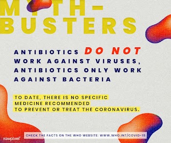 Antibiotics myth-busters during coronavirus pandemic social template s.. | Free  illustration - 2316360