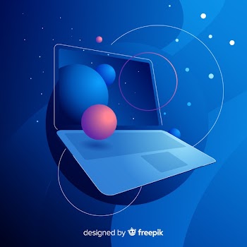 Antigravity technology with elements Free Vector