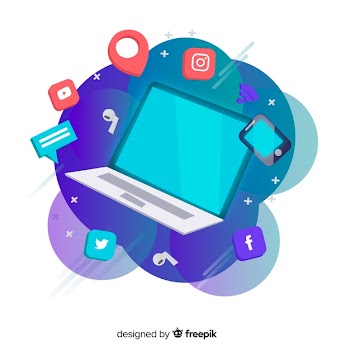 Antigravity technology with elements Free Vector