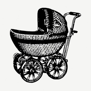 Antique baby buggy drawing, vintage | Free PSD - rawpixel