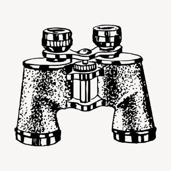 Antique binoculars clipart, vintage illustration | Free Vector - rawpixel
