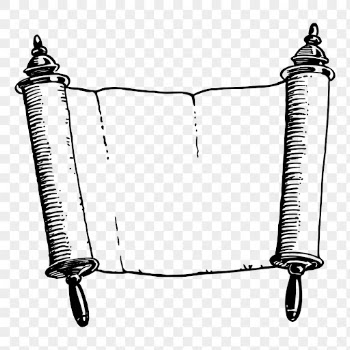Antique blank scroll png sticker | Free PNG - rawpixel