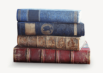 Antique books collage element psd | Free PSD - rawpixel