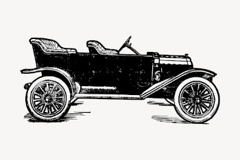 Antique car clipart, vintage illustration | Free Vector - rawpixel