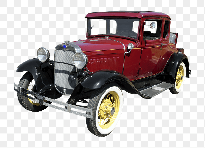 Antique car png sticker, transparent | Free PNG - rawpixel
