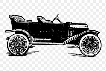 Antique car png sticker vintage | Free PNG - rawpixel