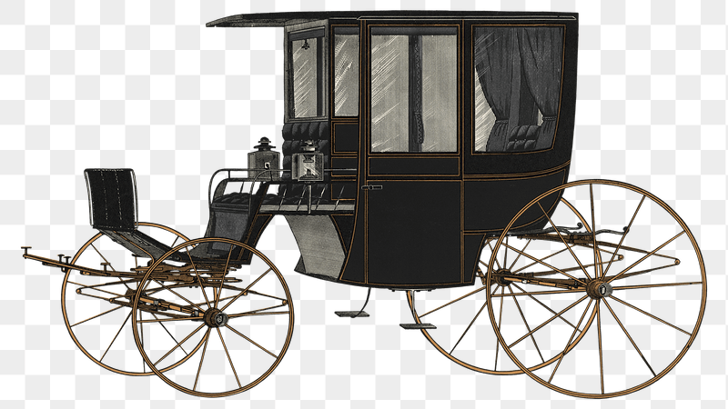 Antique carriage png sticker, traditional | Free PNG Illustration - rawpixel