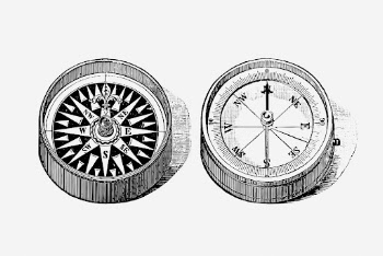 Antique compass, travel object illustration. | Free Photo Illustration - rawpixel