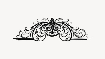 Antique divider collage element, drawing | Free Vector Illustration - rawpixel