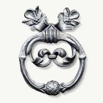 Antique door knocker collage element | Free PSD - rawpixel