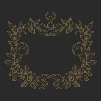 Antique frame background, brown leaf | Free Photo - rawpixel