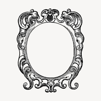 Antique frame clipart, vintage illustration | Free Vector - rawpixel