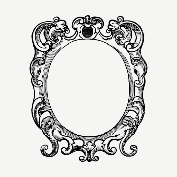 Antique frame collage element, vintage | Free PSD - rawpixel
