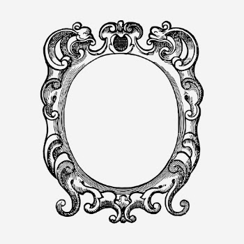 Antique frame hand drawn illustration. | Free Photo - rawpixel