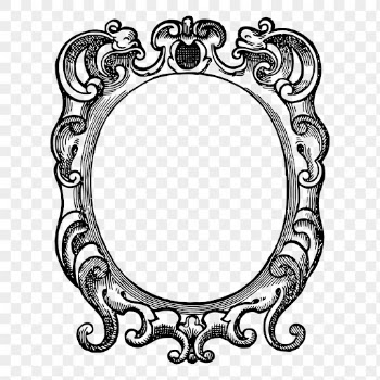 Antique frame png sticker vintage | Free PNG - rawpixel