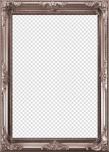 Antique Frames II Rec, silver Samsung Galaxy Note  transparent background PNG clipart
