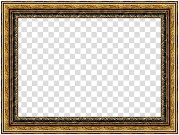 Antique Frames  s, brown wooden frame transparent background PNG clipart