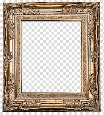 Antique Frames  s, gold frame transparent background PNG clipart