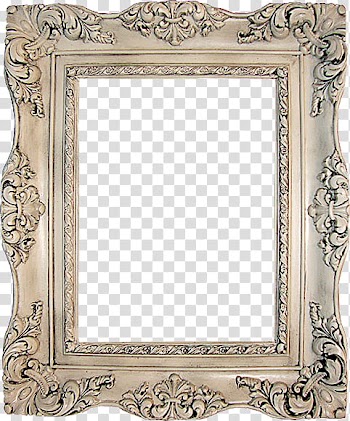 Antique Frames  s, rectangular beige ornate frame art transparent background PNG clipart