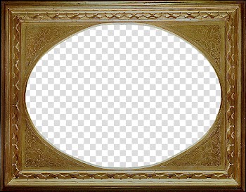Antique Frames  s, rectangular brown frame transparent background PNG clipart