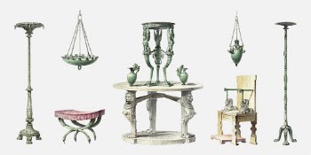 Antique furniture, vintage hand drawn | Free Vector - rawpixel