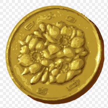 Antique gold coin png sticker | Free PNG - rawpixel