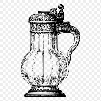 Antique jug png sticker vintage | Free PNG - rawpixel