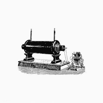 Antique machine vintage drawing | Free stock vector - 572533