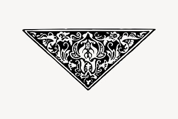 Antique ornamental clipart, black and | Free Vector Illustration - rawpixel