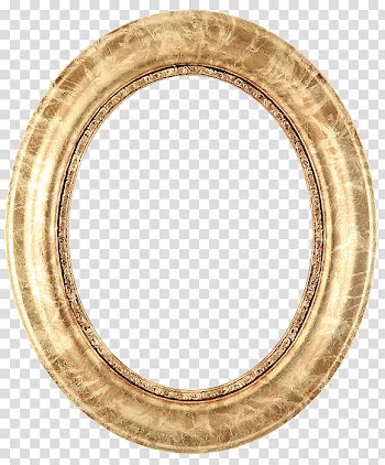 Antique Oval Frames s, oval brown frame transparent background PNG clipart