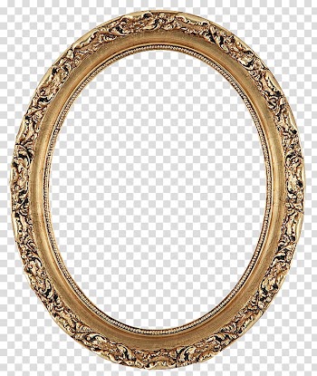 Antique Oval Frames s, oval gold frame transparent background PNG clipart