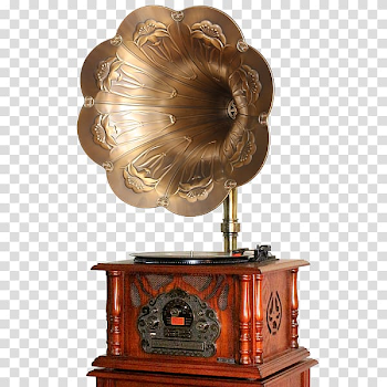Antique radio Phonograph Woofer Antique radio, gramophone ...