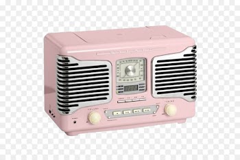 Antique radio Vintage Pink Radio - Pink Radio 