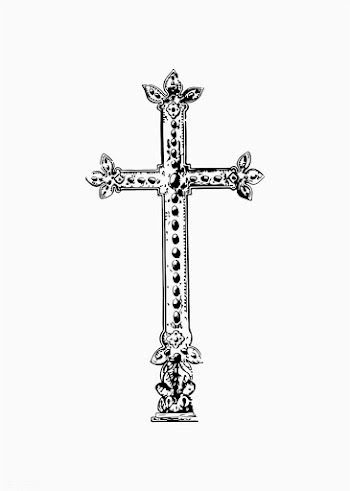 Antique rosary cross | Free stock vector - 573142