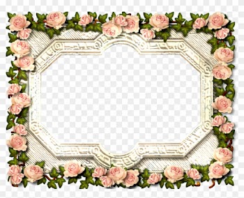 Antique Rose Frame By Scrapbee - Antique Frame Png
