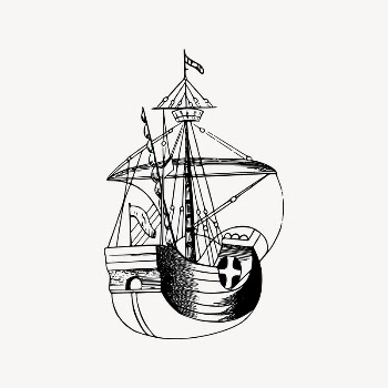 Antique ship clipart, maritime illustration | Free Vector Illustration - rawpixel