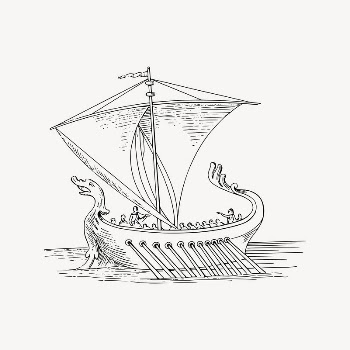 Antique ship collage element, adventure | Free Vector Illustration - rawpixel