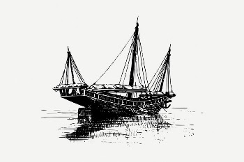 Antique ship collage element, maritime | Free PSD Illustration - rawpixel
