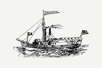 Antique ship drawing, explore illustration | Free PSD Illustration - rawpixel