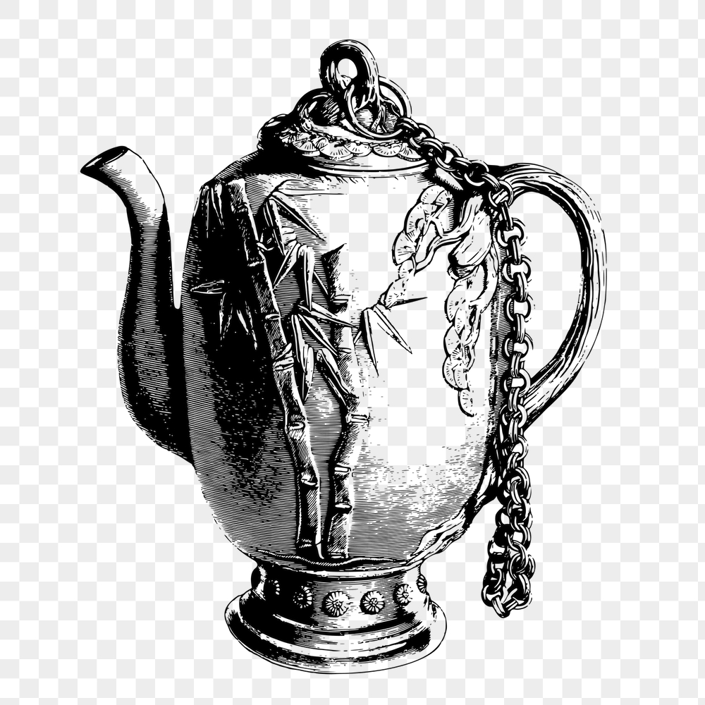 Antique teapot png sticker, object | Free PNG - rawpixel