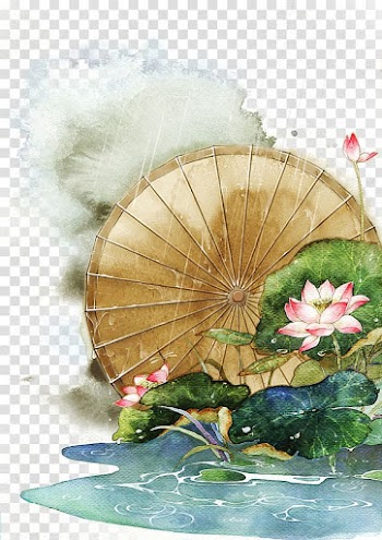 Antiquity beautiful watercolor illustration transparent background PNG clipart