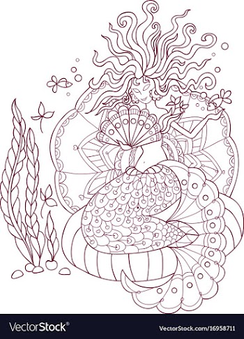 Antistress coloring pages vector image