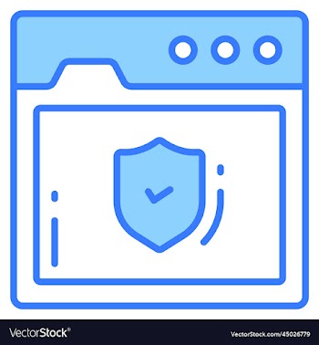 antivirus icon for graphic and web design