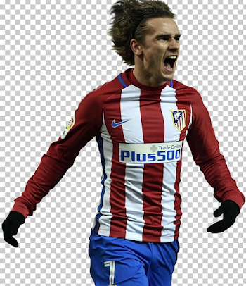Antoine Griezmann Atlético Madrid Jersey Rendering PNG, Clipart ...